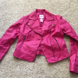 Faux Leather Moto Jacket